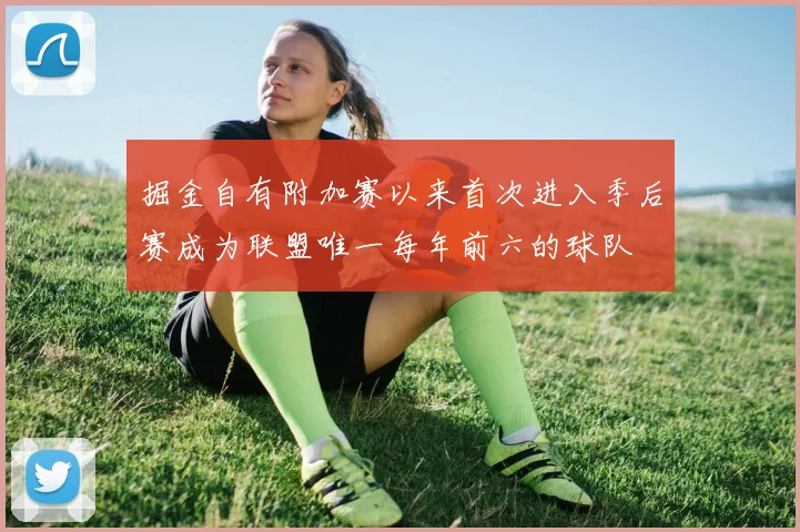 掘金自有附加赛以来首次进入季后赛成为联盟唯一每年前六的球队